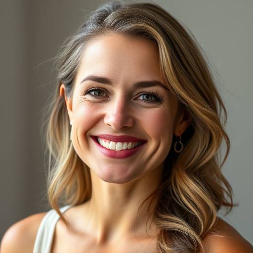 Headshot of Eleanor Vance, smiling actress